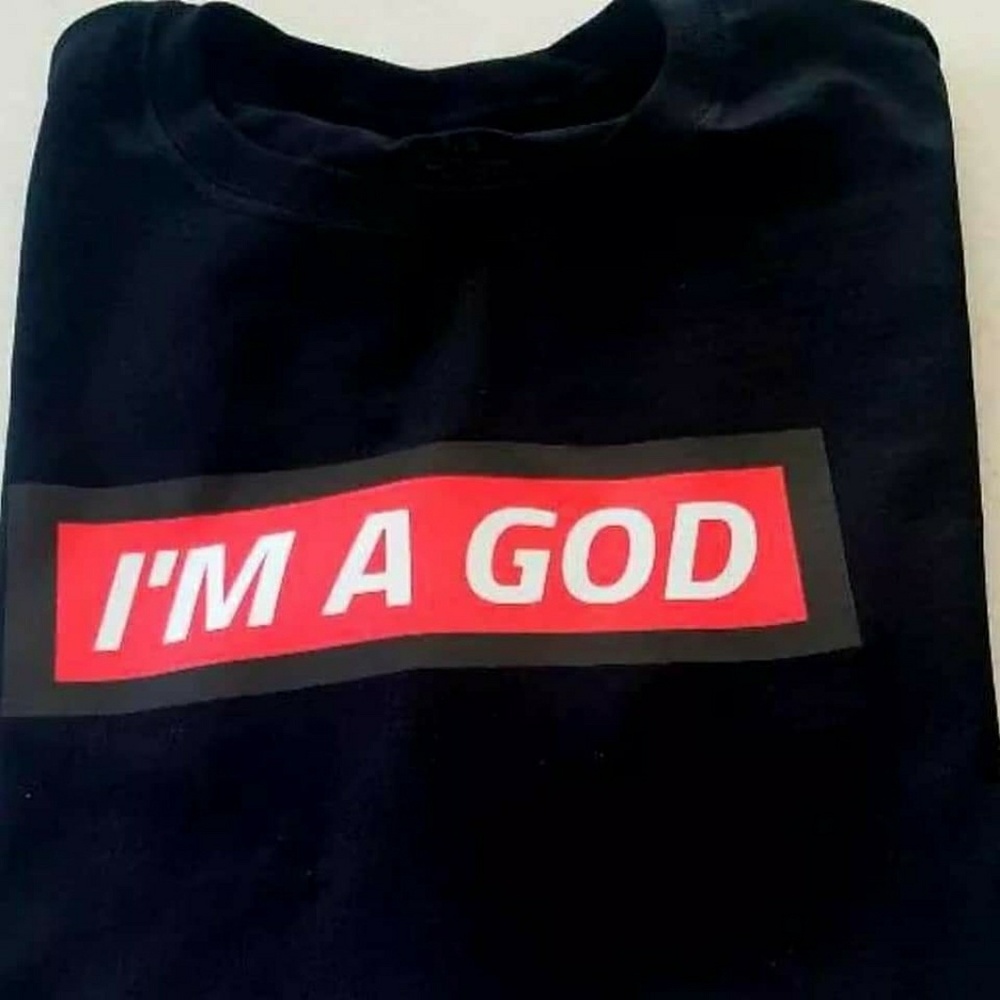 I'M A GOD" Brand New Tee! 100% cotton